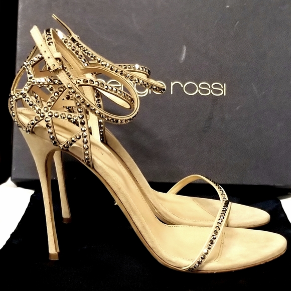 🆕️ Sergio Rossi Puzzle Crisscross-strap heels - Picture 2 of 7